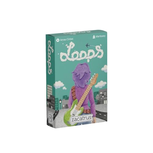 ZACATRUS Loops, Juego de Mesa, Juego de Aventuras, 1-2 Jugadores, Solitario, para 2, Narrativo, Cartas, Familiar, Point and Click, Idioma Español, Edad +10 Años