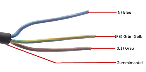 H07RN-F Gummileitung 3x1,5 mm² 3g1,5 Gummischlauchleitung Kabel Leitung Außenbereich 30m