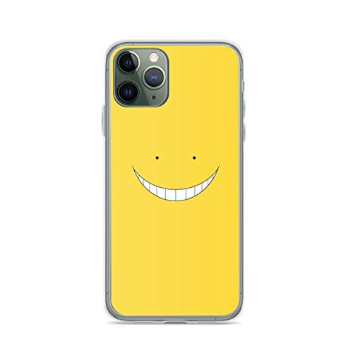 Koro Sensei Smile Assasination Classroom Phone Case Compatible With Iphone 14 13 12 11 X Xs Xr 8 7 6 6S Plus Pro Max Galaxy Note S9 S10 S20 Ultra Plus Transparent #TOP13