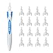 Produktbild Q Grip Ohr Wachs-Entferner Ohrreiniger Smart-Spiral Swab Earwax Removal Tool Safe & Soft-Spirale 16 Stück Ersatz-Silikon-Reinigung Q-Grips-Ohr-Kopf