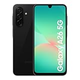 Samsung Galaxy A26 5G Smartphone, Awesome Intelligence, 8GB Memory, 256GB Storage, 50MP Camera, Black, 3 Year Samsung Extended Warranty (UK Version)