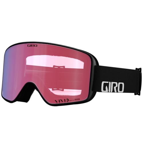 Image of Giro Method Adult Snow Goggle - Black Wordmark Strap with VIVID Royal /VIVID Infrared Lenses
