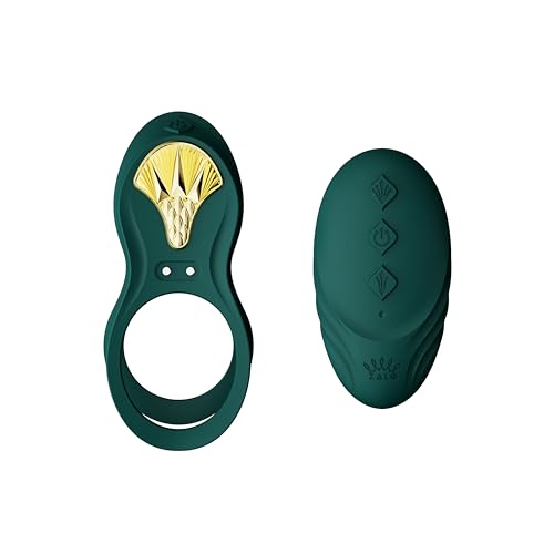 Zalo Bayek Vibromasseur cock ring (avec télécommande) Vert 9,66x3,82x2,57 cm (Ø3,2/3,41 cm)