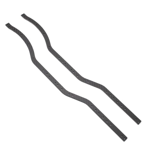 for LCX for Racing 1/10 for RC for Crawler Carbon Fibre for Chassis Frame Rails for Chassis for Rail for Set for Axial for SCX10 II 90046 90047 for Parts