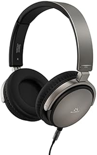 SoundMAGIC Vento P55 Wired On Ear Headphones Powerful Bass HiFi Stereo Audiophile Headphone Noise Isolating with Detachable Cables Gunmetal