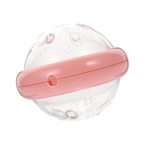 Milisten 1個 行方不明の食べ物のおもちゃ 犬のおもちゃ箱 犬用ウォーターボウルディスペンサー 退屈のための犬のおもちゃ おもちゃを扱う 犬の餌箱 小型犬のおもちゃ ピンク プラスチック