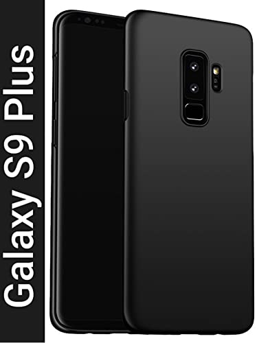 Image of Mobile Back Cover Case for Samsung Galaxy S9 Plus, G965F, G965F /Ds (Silicone Case|CameraProtection|Black SC1510)