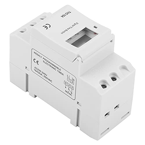Minuterie Programmable THC15A Programmateur Automatique Éclairage et Chauffage Maison - 6