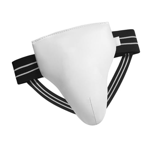 CHENZILIN Man Taekwondo Groin Guard Abdominal Crotch Protector Kids Art Groin Protector for Boxing Training