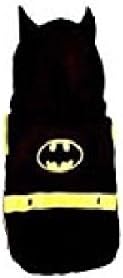 Dog Costume - Batdog Costumes Bat Cape Crusader Dogs Black Yellow(Size 2)
