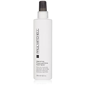 Paul Mitchell Freeze and Shine Super Hairspray, Maximum Hold, Shiny Finish Hairspray, For Coarse Hair