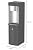 GE Bottom-Loading Tri-Temperature Water Dispenser | 5 Gallon Water Cooler for Home or Office | 3 Temperature Settings | Taller 13" Dispenser Height | No Lift Bottom Loading | LED Light | Charcoal