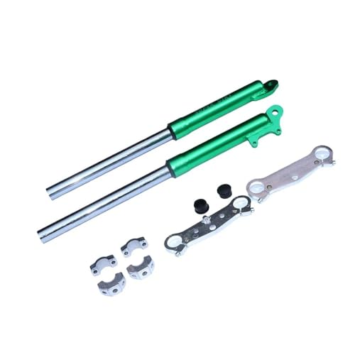Fourche avant 510mm et absorption de chocs 25mm pour mini moto enfant 49cc vert