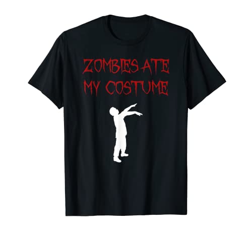 HALLOWEEN ZOMBIE T SHIRT- ZOMBIES mangiato il mio costume divertente Maglietta