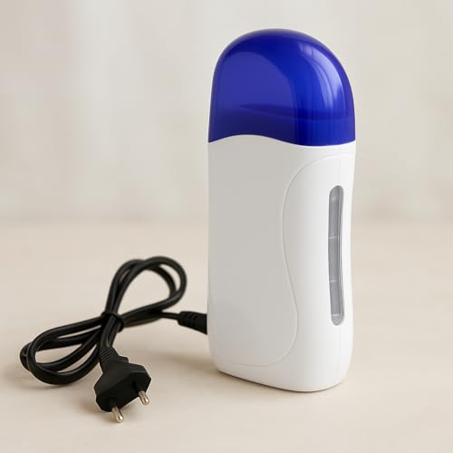 Aquecedor Aparelho Portatil Roll-on Depilação Em Cera Azul