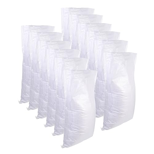 HOMSFOU Multi-Function Sand Removal Bag 16pcs Plastic Sandbags for Flood Prevention