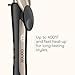 INFINITIPRO BY CONAIR Tourmaline Ceramic Long Barrel 1-Inch XL Curling Iron, 1-Inch Extra Long Barrel Produces Classic Curls, Hair Curler for Use on All Hair, Dark Gray