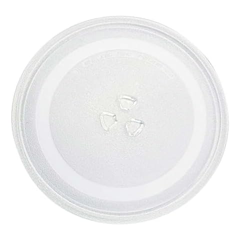GC GLOBALCOMMERCE Plat en verre pivotant 24,5 cm Cover