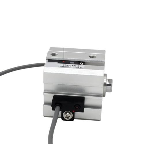 Cilindro neumático compacto de doble efecto serie SDA con vástago de 12 mm 6