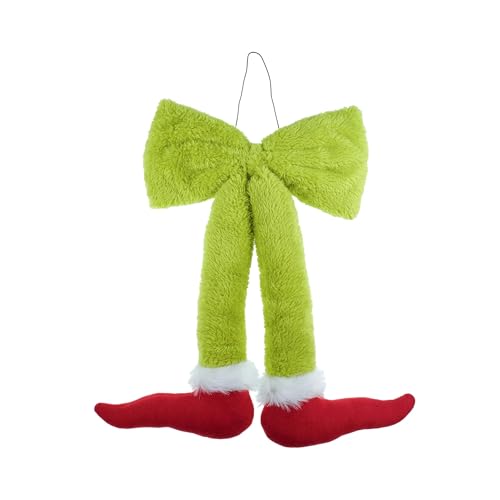 Dr. Seuss' How The Grinch Stole Christmas Hanging Green Bow