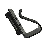 Sportschütze Gehörschutz Halter Spuckschutz/Visier Halter Trage Clip Kydex (Belt Loop Schwarz)