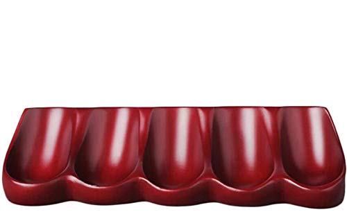 CVJdfhRE pipe rack, Portable Cigar Tobacco Pipe Stand Rack Holder - Beech Spoon Design Smoking Accessories for Mens Gifts,A
