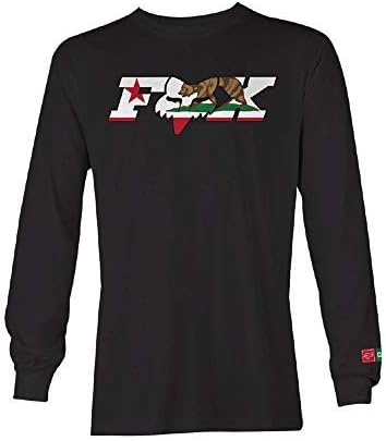 Fox California Flag LS T-Shirt - Black - S