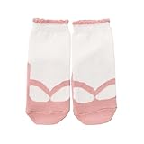 [regalo] ベビー 赤ちゃん くつした 足袋 草履風 ソックス 靴下 9-13cm 女の子 男の子 (JP, アルファベット, S, コーラル)