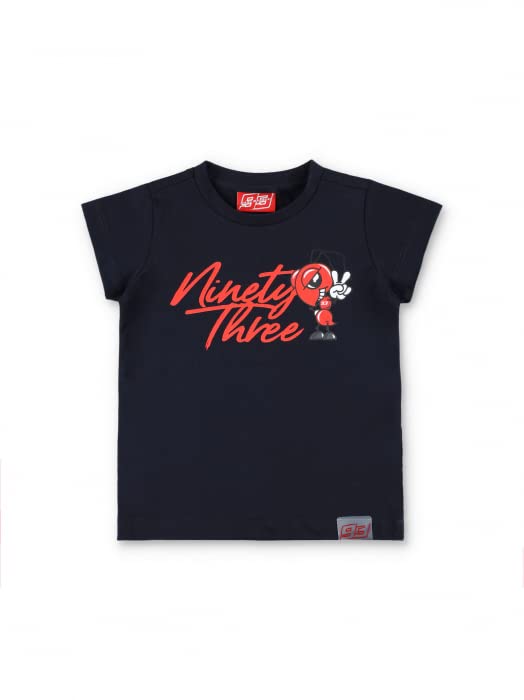 T-Shirt Enfant Marc Marquez Bleu Idéal pour les Sorties en Famille et Jeux de 2-3 Ans