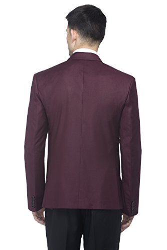 Image of FAVOROSKI Designer Men's Slim Fit Notched Lapel Single Breasted Solid Blazer