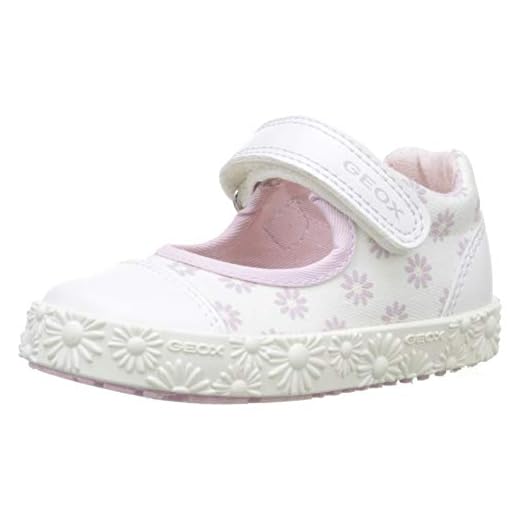 Geox B Kilwi Girl J, Bailarinas para Bebés, White/Pink C0406, 24 EU