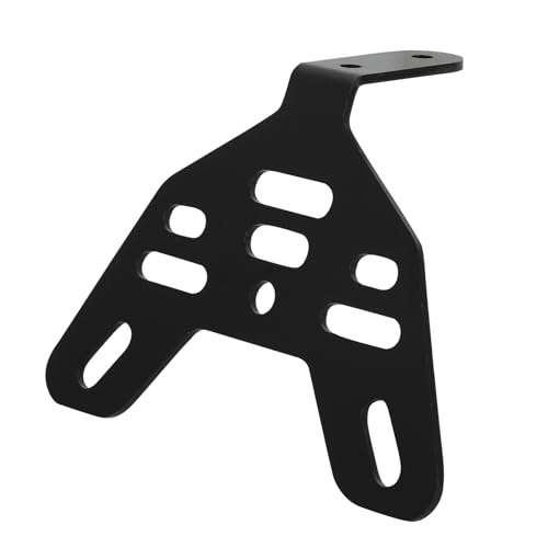 Runfarr Support Plaque Immatriculation Feu Arrière Moto,Support Plaque d’immatriculation Support Montage pour sur-Ron sur Ron Light Bee S/X/L1E X260/X160-Noir