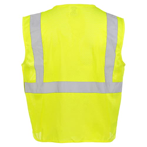 Jj Keller Safegear 5-Pk. L/Xl Type R Class 2 Safety Vest - High Visibility Lime #TOP4
