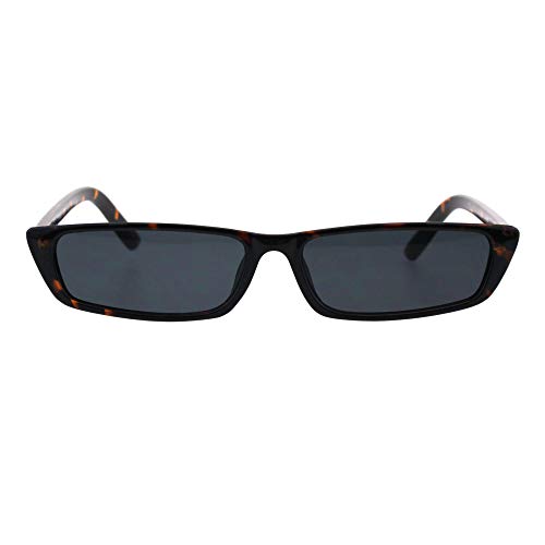 PASTL Skinny Rectangular Frame Sunglasses Unisex Trendy Fashion Shades UV 4002