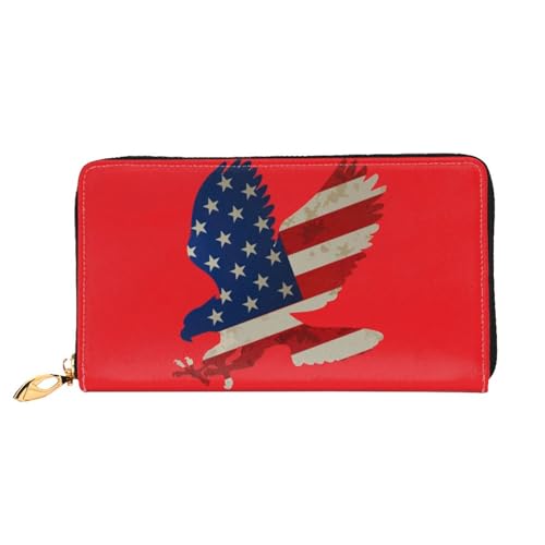 Portefeuilles en cuir imprimé pour femme avec porte-cartes de crédit et pochette
