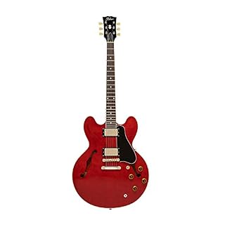 Tokai UES180 Car Guitare électrique semi-creuse avec étui Rouge pomme - Les Beatles, Paul McCartney, John Lennon, RIngo Starr, George Harrison
