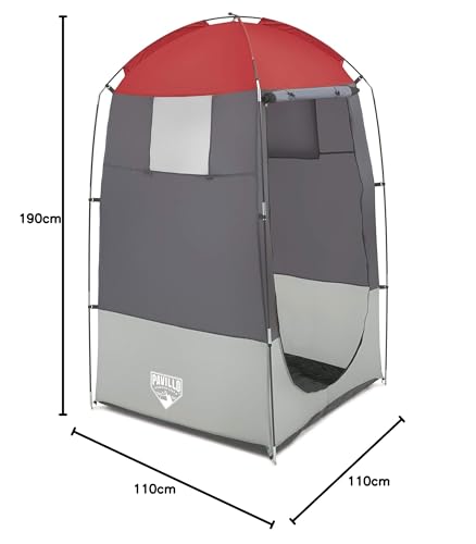 Duschzelt Pavillo von Bestway, 110 x 110 x 190 cm, tragbare Duschstation
