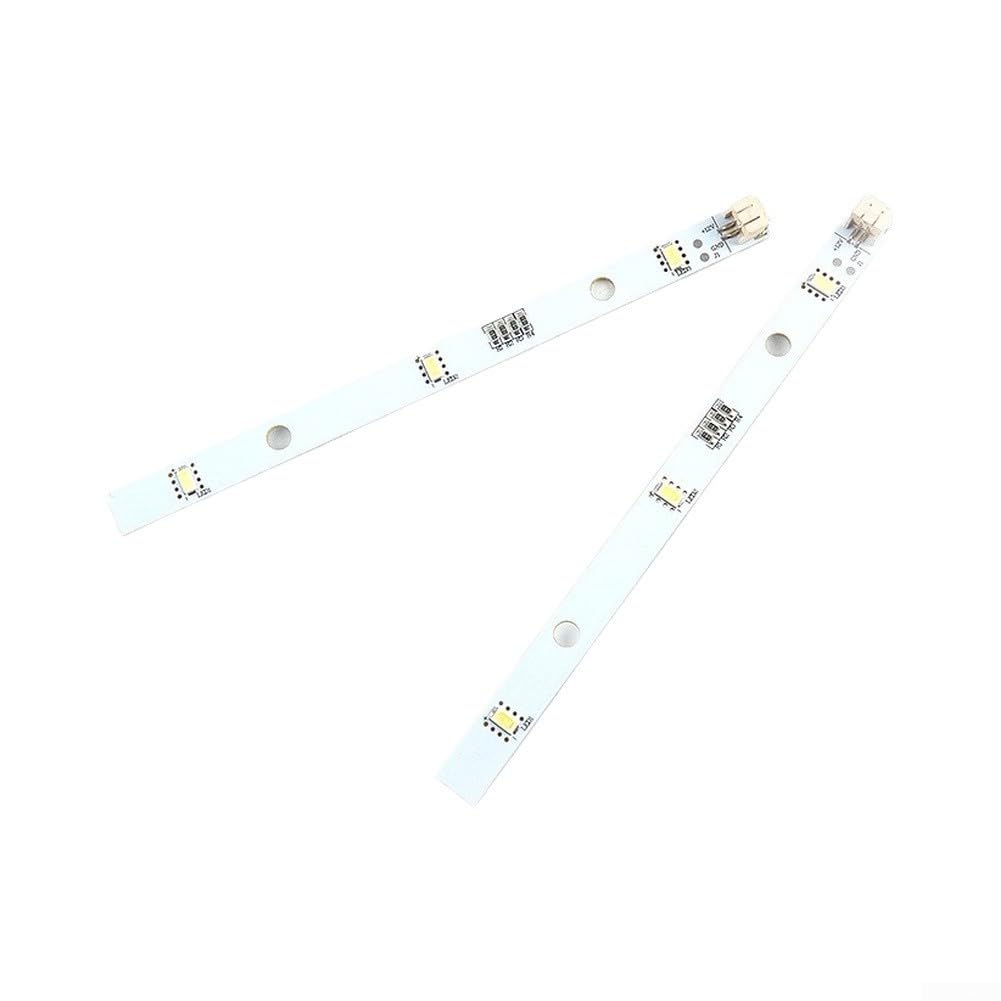 Tira LED para Frigorífico para hisense y para rongsheng E349766 MDDZ-162A 12V Blanca Fría Repuesto Iluminación Nevera 16cm Pack 2 Unidades