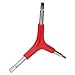 Natudeco Three Way Hex Wrench Three Way Wrench Bicycle Wrench Wrench Hex Tool Kit Hex Head Wrench Wrench for Bicycle Maintance Repairing