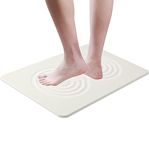 UKIA Stone Bath Mat Diatomaceous Earth Shower Mat, Nonslip Quick Drying for Kitchen Counter and Bathroom Floor, Stylish Design by ukia - Image 4