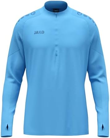 JAKO Unisex Ziptop Light Flow, SkyBlue, XXL