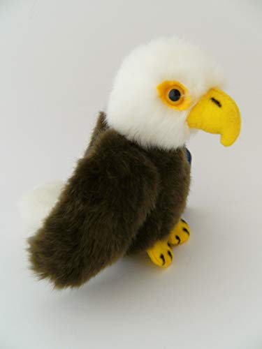 Preisvergleich Produktbild Unbekannt Stofftier Adler 11 cm, Kuscheltier Plüschtier Vogel Greifvogel