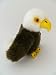 Produktbild Unbekannt Stofftier Adler 11 cm, Kuscheltier Plüschtier Vogel Greifvogel