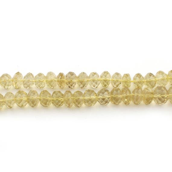Quartz citron rondelles pour remplacer vos perles de collier abîmées