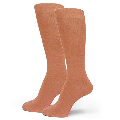 Spotlight Hosiery Colorful Soft Cotton Men's Groomsmen Wedding Gift Solid Color Dress Socks