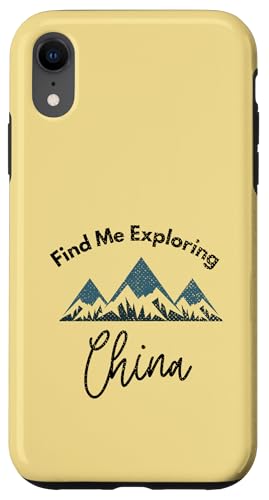 Finden Sie mich auf Entdeckungsreise nach China  Urlaub in China Hülle für iPhone XR