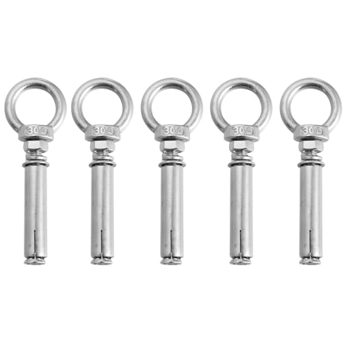 DECHOUS �X�e�����X�� �A�C�{���g�t�@�X�i�[ M6X60mm 5�Z�b�g �g�������O�t�� ���t�e�B���O�{���g �ƒ�p������ �G�A�R���ݒu�p