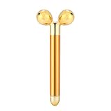 Elektrische Gesicht Massage Roller - 24 Karat Gold elektrische Gesicht festziehen Mikro-Strom Massage Roller - Y-förmige Gesichtsmassagegerät