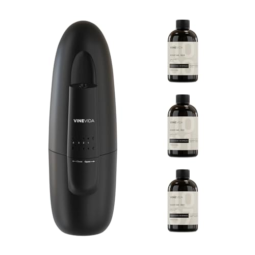VINEVIDA Difusor sin agua y 3 aceites aromáticos de hotel más vendidos, difusor de aceite esencial para el hogar, difusor de aire de fragancia de habitación [difusor de aroma blanco]