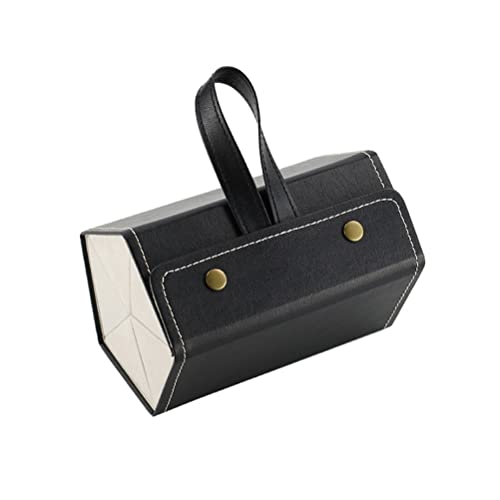 Faruxue Organizador de óculos de sol com vários compartimentos – Caixa dobrável para armazenamento d